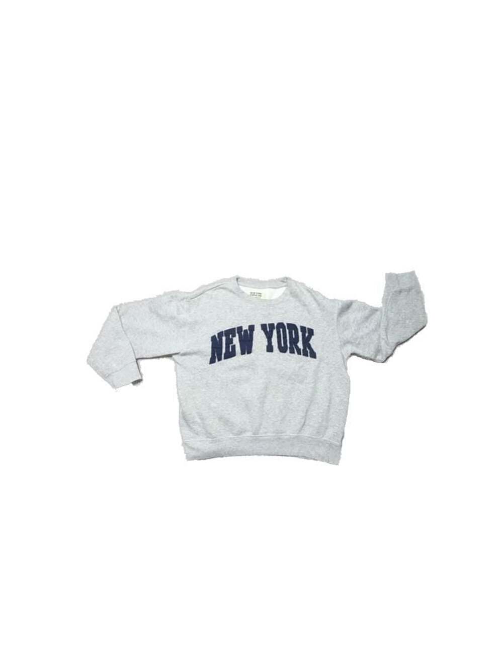 New York Popular Graphic Crewneck Sweatshirt